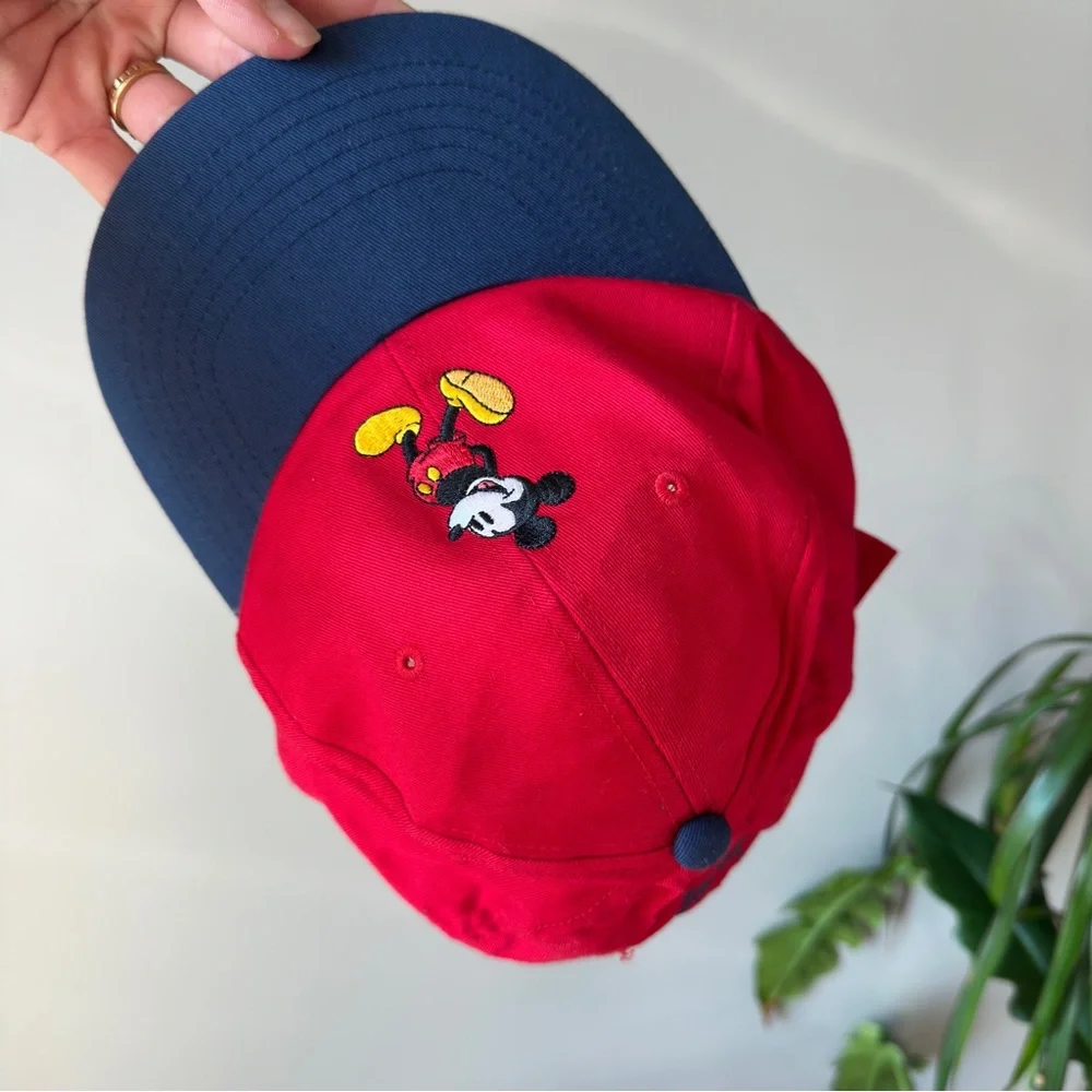Vintage Disney Mickey Mouse Baseball Cap SnapBack Hat Walt Disney World YOUTH - Picture 10 of 11